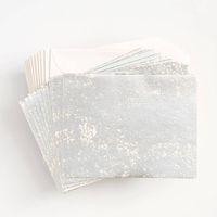 Crushed Silver Stationery Set