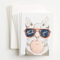 Cool Cat Thank You Card Set