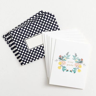 Grateful Florals Thank You Card Set