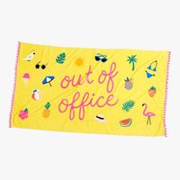 Out Of Office Beach Towel