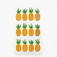 Pineapple Glitter Stem Stickers