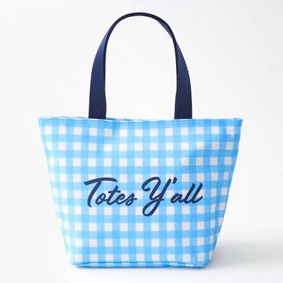 Gingham Lunch Tote