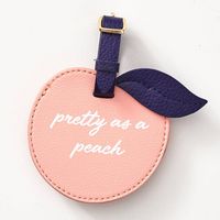 Peach Luggage Tag