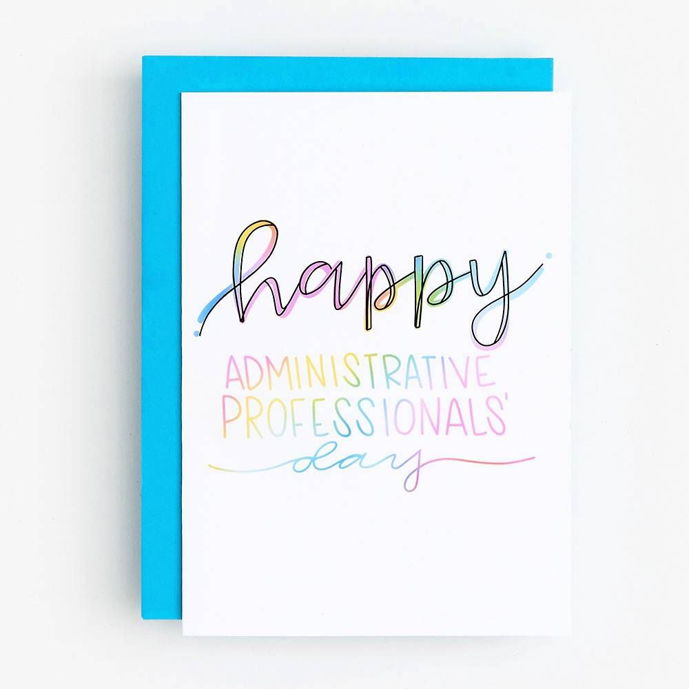 Administrative Professionals Day Thank You Card