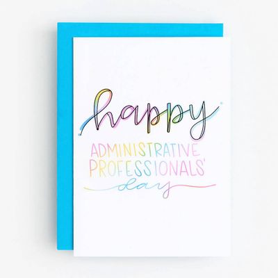 Administrative Professionals Day Thank You Card