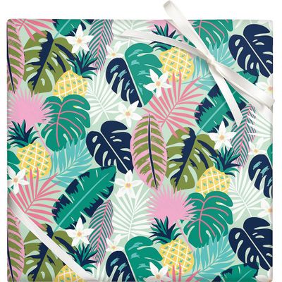 Tropical Leaves Flat Wrap