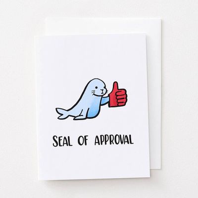 Seal of Approval Congratulations Card