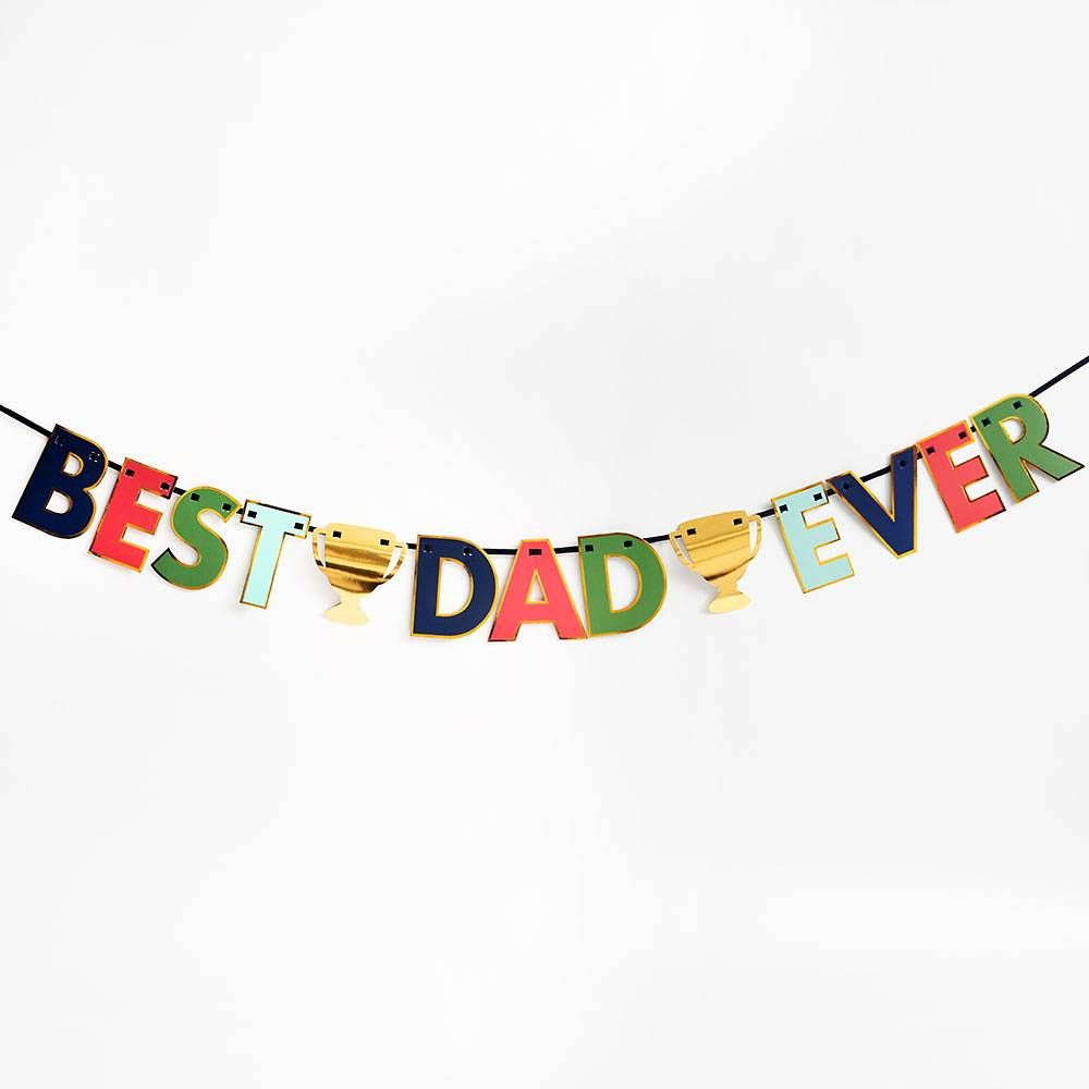 Best Dad Trophy Garland