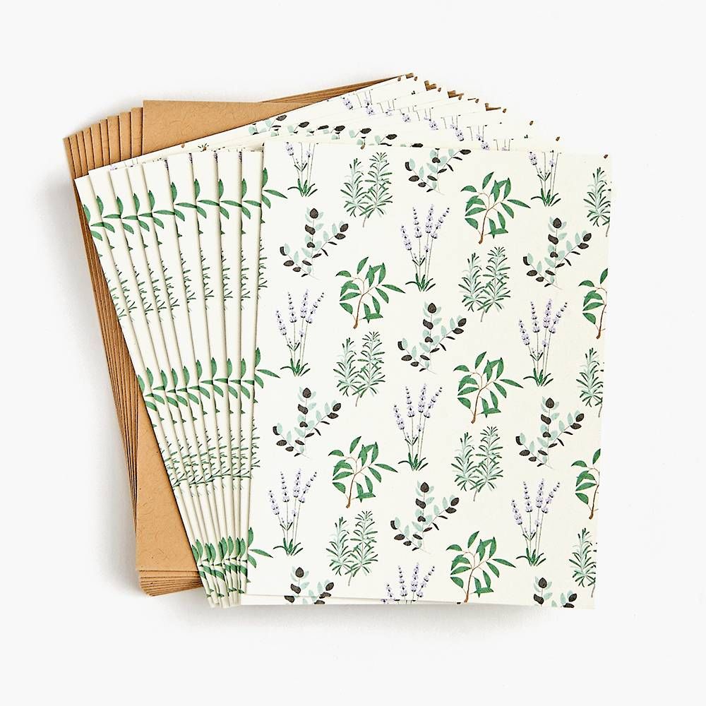 Herbs Stationery Set