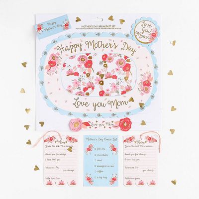 Mother's Day Breakfast Tray Set Kit