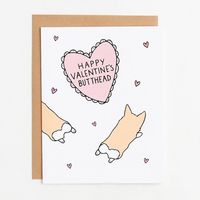 Butthead Corgis Valentine Card