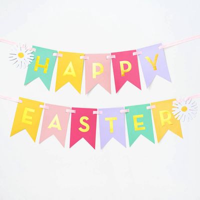 Happy Easter Reversible Banner