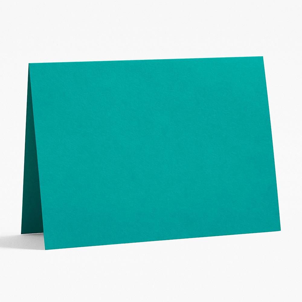 A6 Peacock Folded Cards