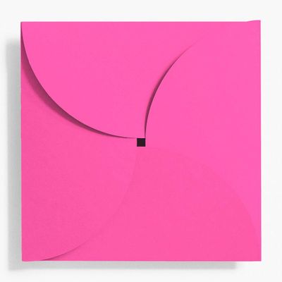 5.25" Square Fuchsia Petal Envelopes