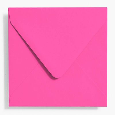 5.75" Square Fuchsia Envelopes