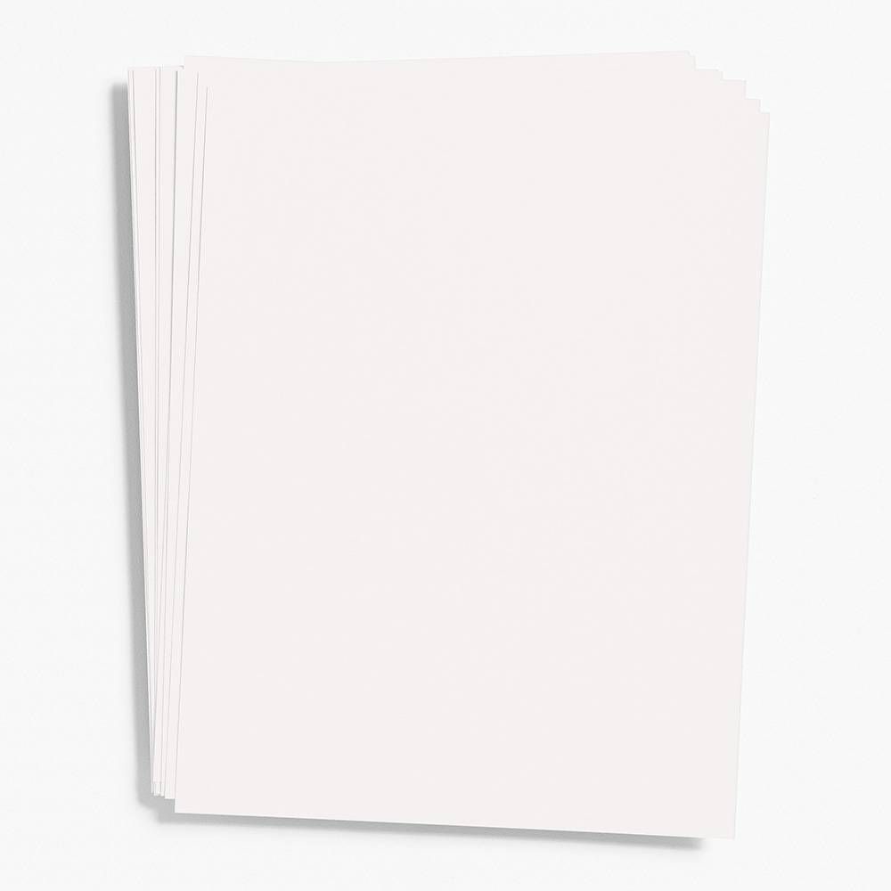 Eco White Card Stock 8.5" x 11" Bulk Pack