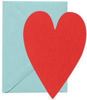 Red Heart Cards with Pool Envelopes