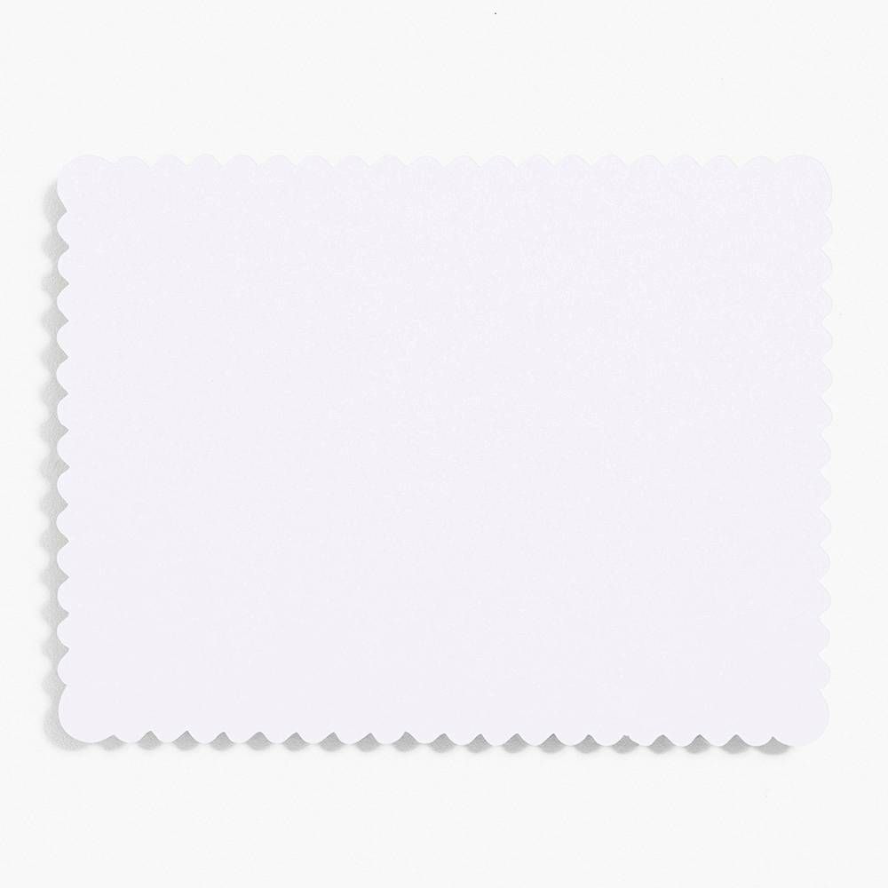 Scallop A2 Pure White Cards