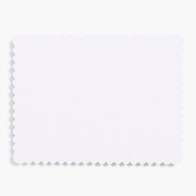 Scallop A2 Pure White Cards