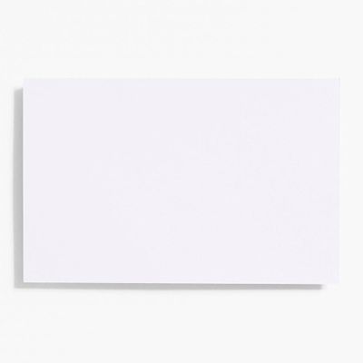 A9 Pure White Note Cards