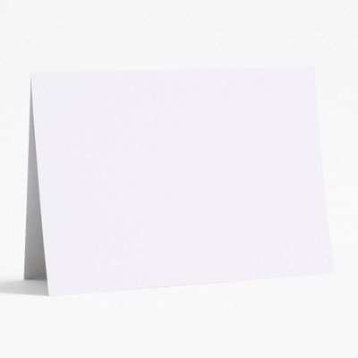 A7 Pure White Folded Cards