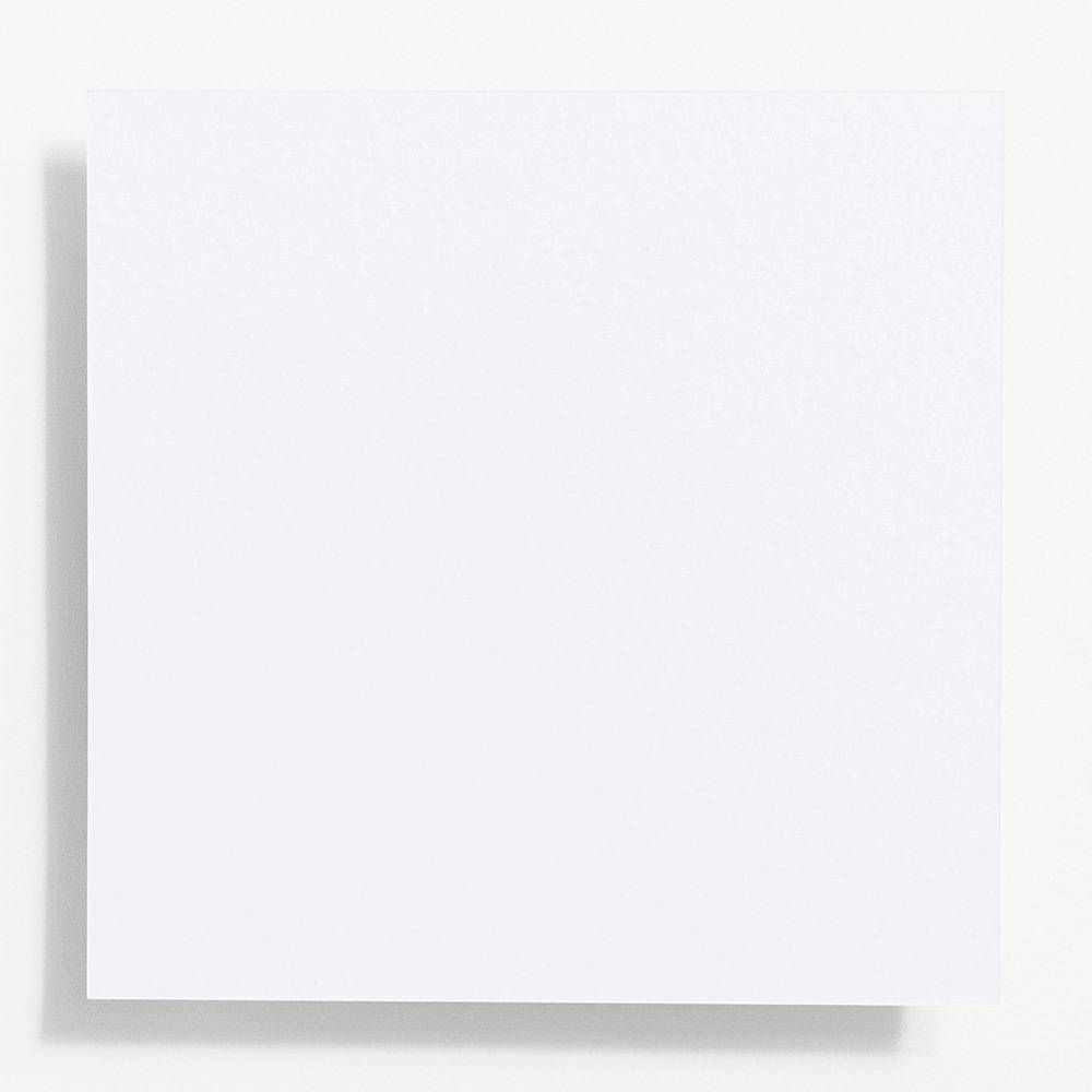 5.5" Square Pure White Note Cards