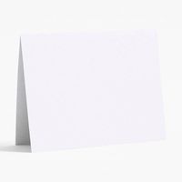 A2 Pure White Folded Cards