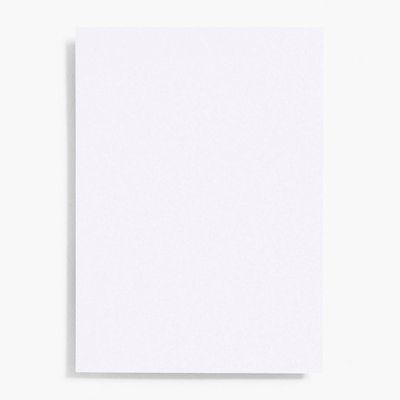 4 Bar Pure White Note Cards