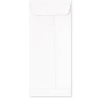 #10 Open End Pure White Envelopes