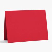 A6 Red Folded Cards