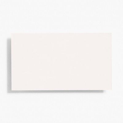 Pure White Printable Business Cards