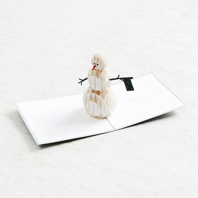 3D Snowman Pop Up Card