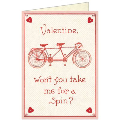 Bicycle Valentine Card
