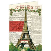 Eiffel Joyeux Noel Holiday Card Set