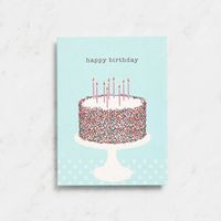 Sprinkles Cake Birthday Card