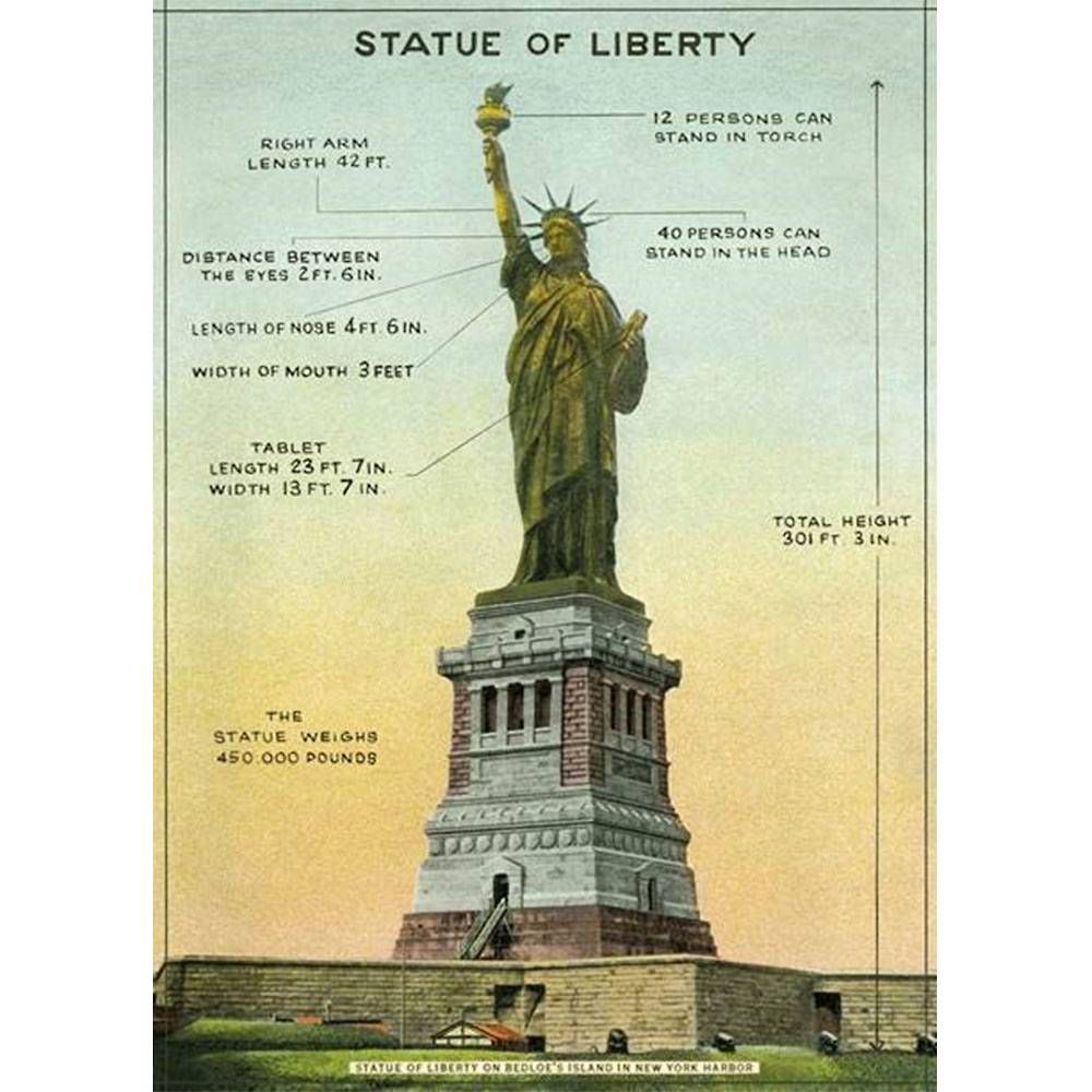 Statue of Liberty Flat Wrap