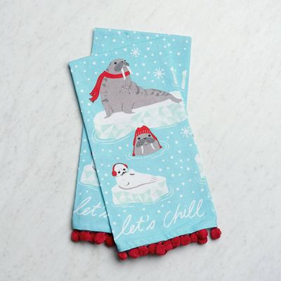 Arctic Critters Tea Towel