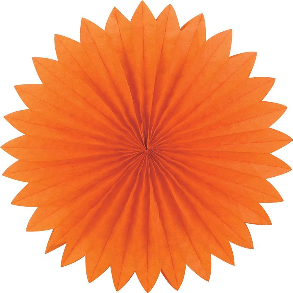 Orange Plain Fan