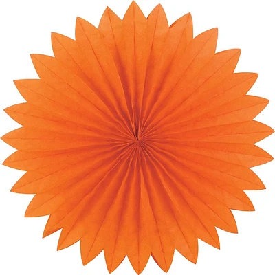 Orange Plain Fan