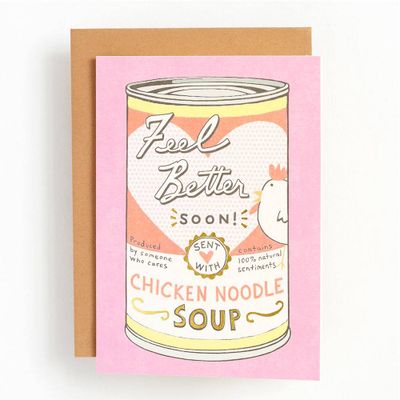 Feel Better Soon Soup Can Card