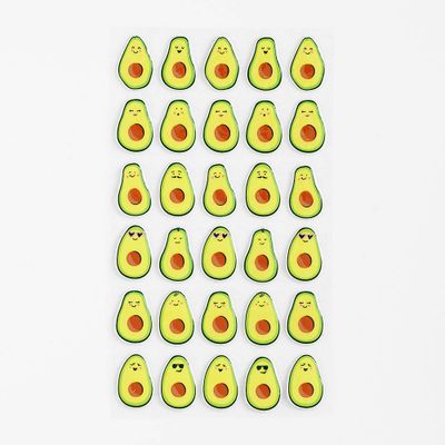 Avocado Puffy Stickers