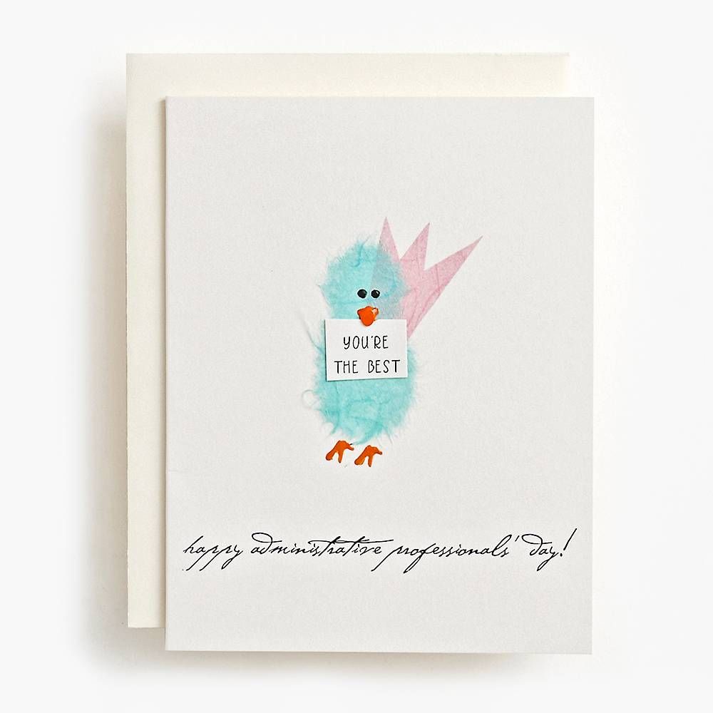 Handcrafted Administrative Professionals Day Card