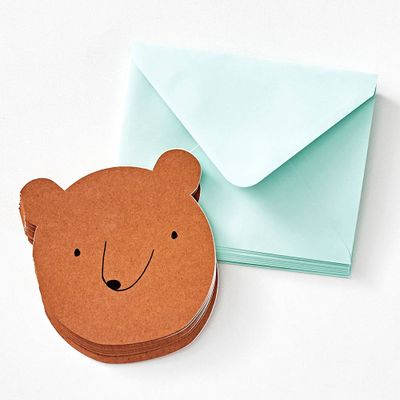Die Cut Bear Notecard Set