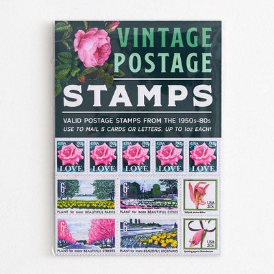 Vintage Love Postage Stamps