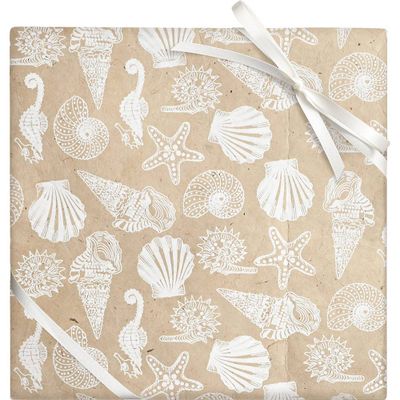Seashells and Seahorses Handmade Paper