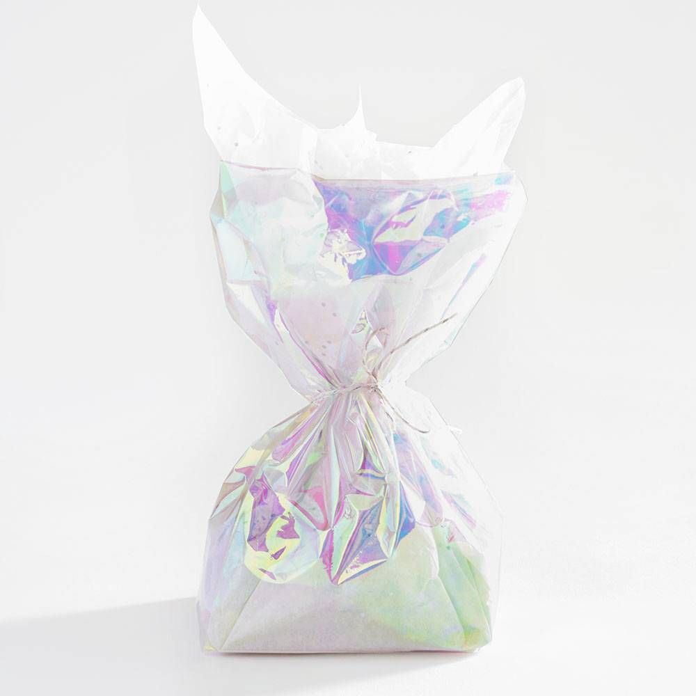 Colorful Stripe Cellophane Bags