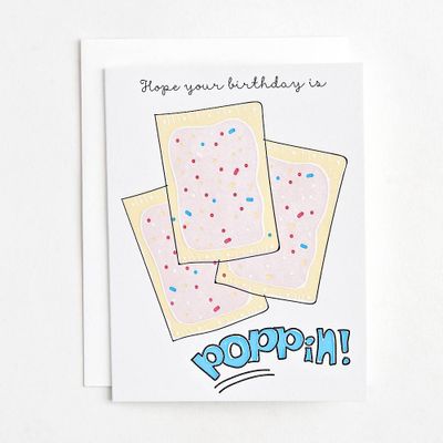 Poppin Birthday Card