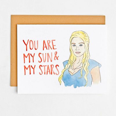 My Sun and My Stars Greeting Card