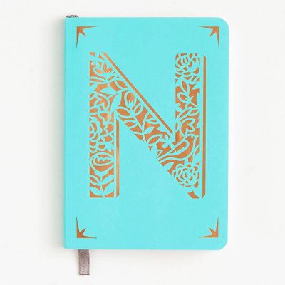 Monogrammed Foil Notebook N