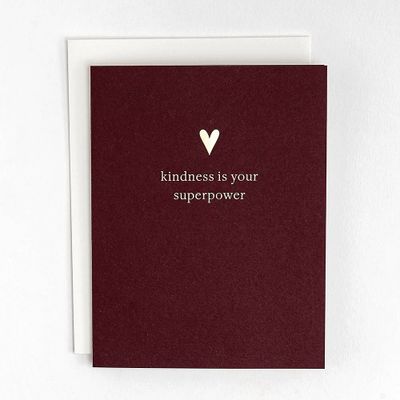 Kindness Superpower Greeting Card